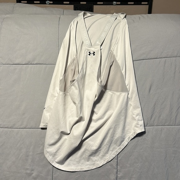 Under armor no bull high neck tank top, white medium - Picture 2 of 3